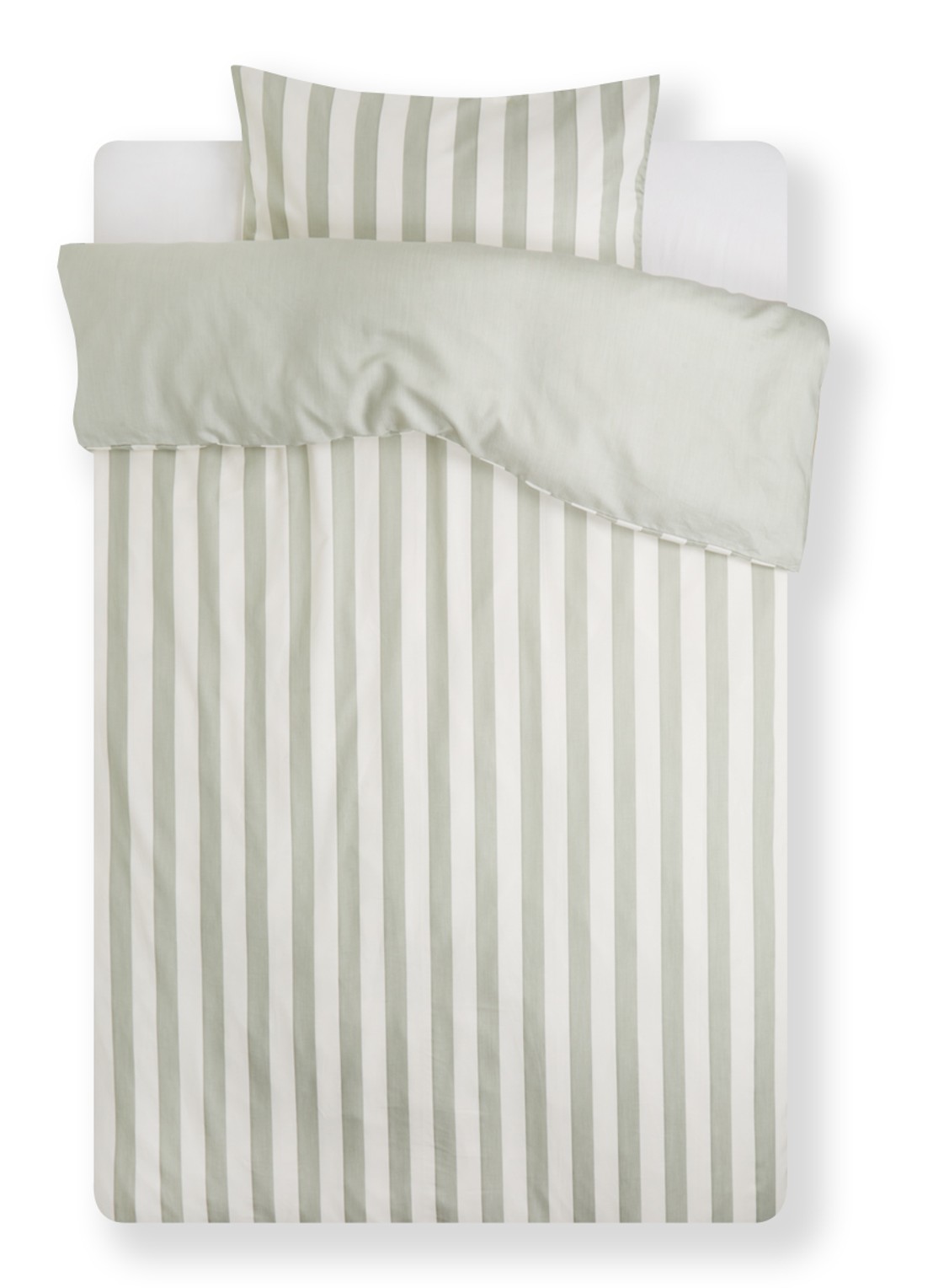 Vandyck Home 97 dekbedovertrekset 200TC - inclusief kussensloop  - voorkant 2 olijfgroen