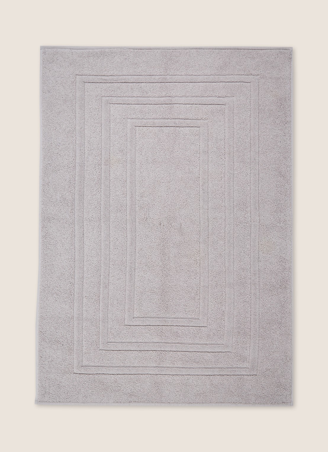 Vandyck Houston badmat 62 x 100 cm - voorkant 2 lichtgrijs