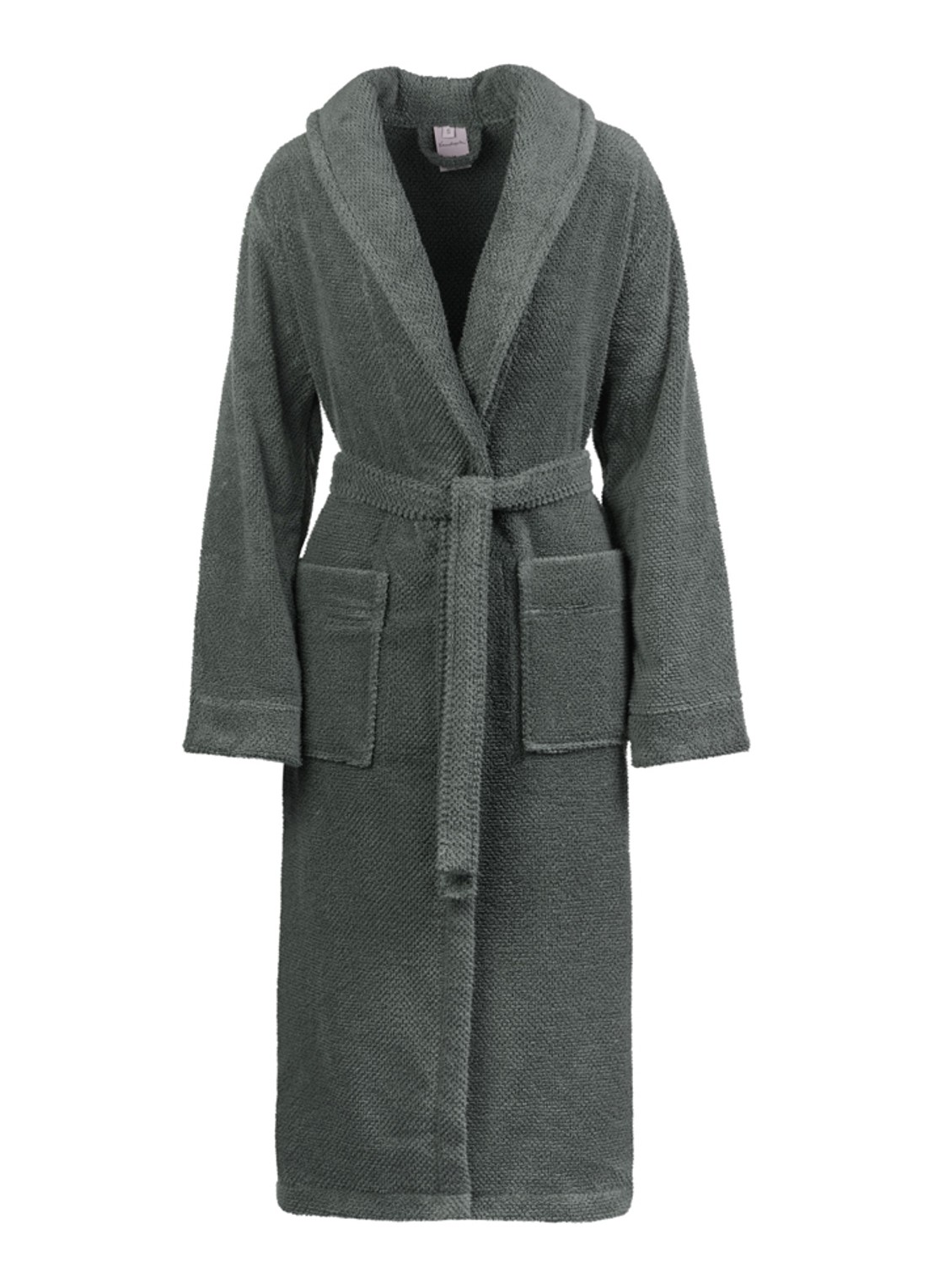 Vandyck Hudson badjas - unisex - voorkant mosgroen