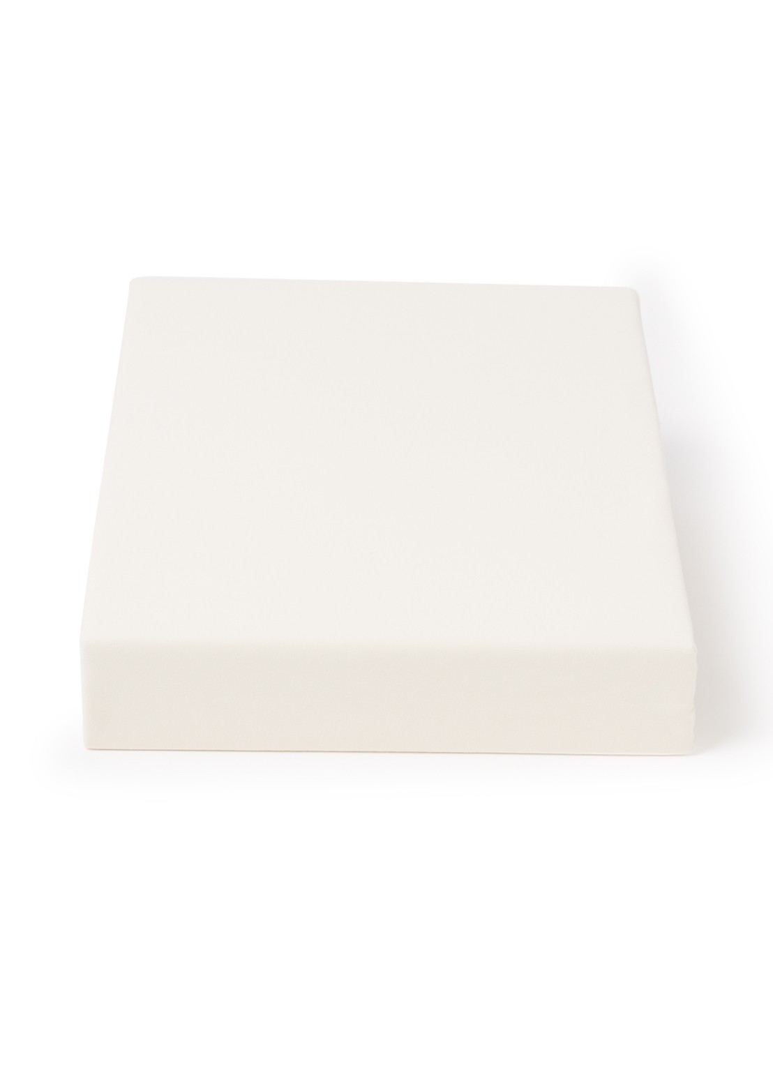 Vandyck Jersey Supreme hoeslaken van katoenjersey, hoekhoogte 30 cm - voorkant 3 creme