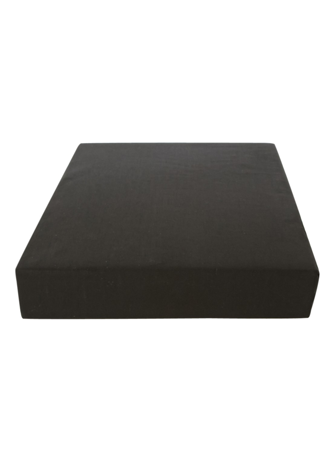 Vandyck Jersey Supreme hoeslaken van katoenjersey, hoekhoogte 30 cm - voorkant zwart