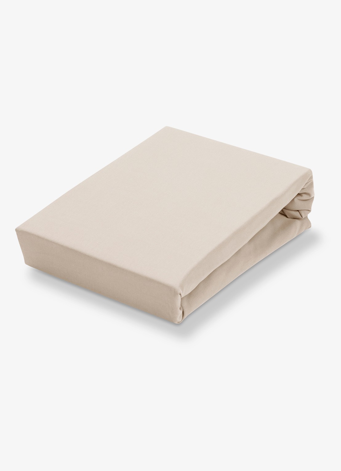Vandyck Jersey Supreme hoeslaken van katoenjersey, hoekhoogte 30 cm - voorkant 3 creme