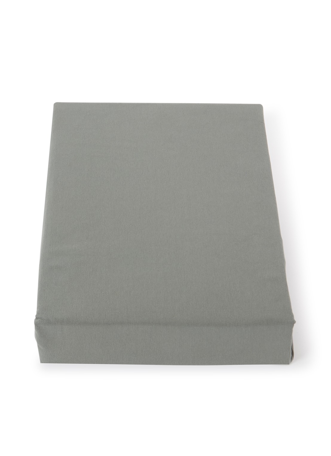 Vandyck Jersey Supreme hoeslaken van katoenjersey, hoekhoogte 30 cm - voorkant grijs