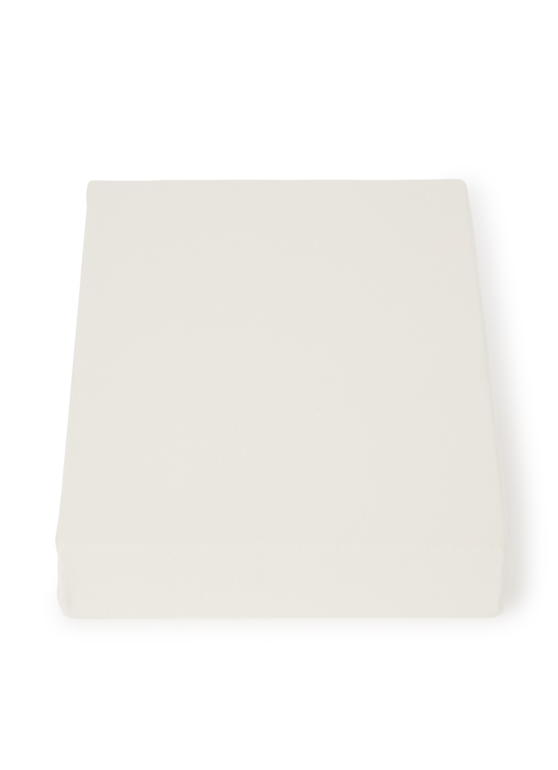 Vandyck Jersey Supreme topper hoeslaken van katoen jersey, hoekhoogte 15 cm - voorkant creme