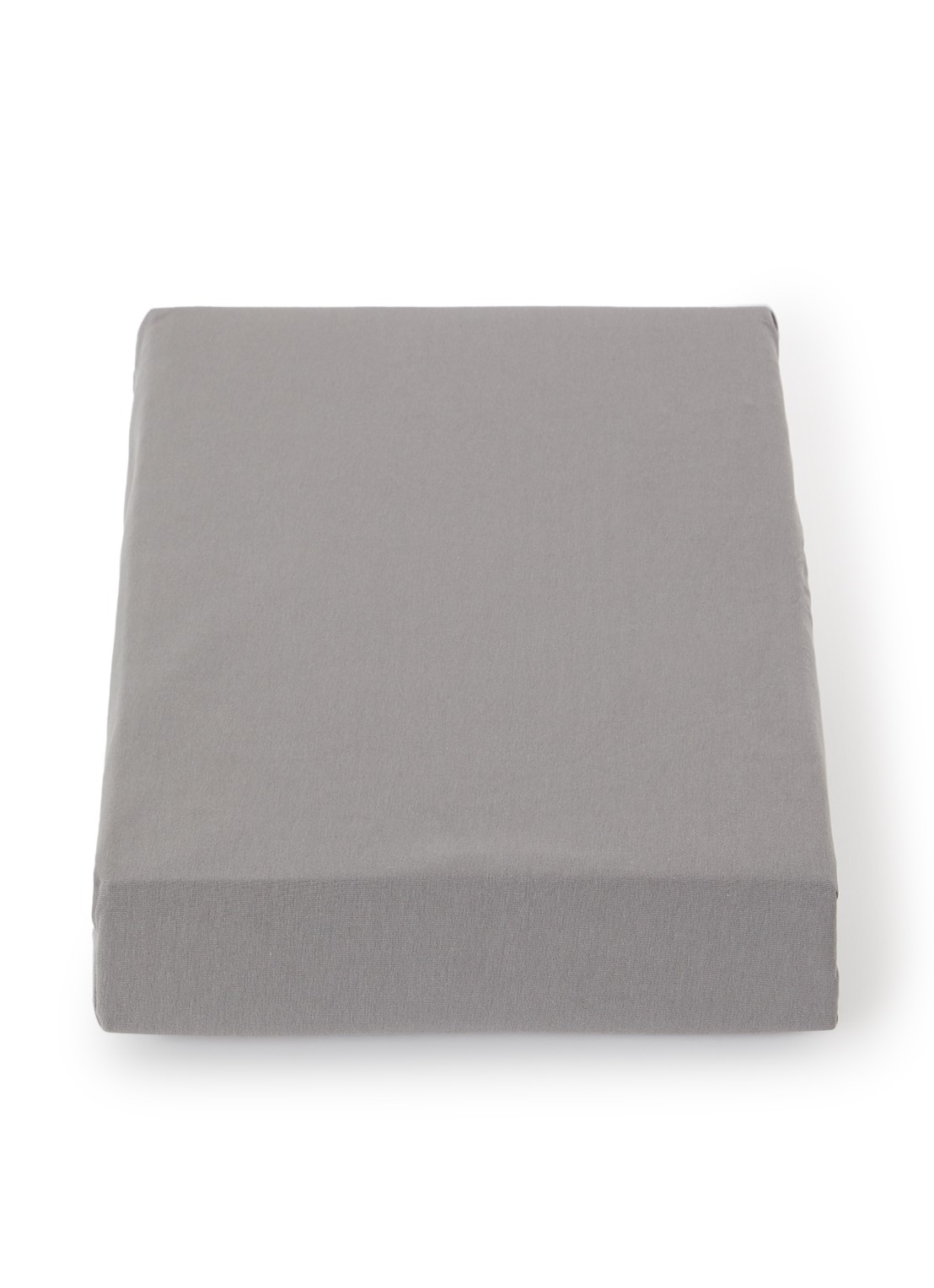 Vandyck Jersey Supreme topper hoeslaken van katoen jersey, hoekhoogte 15 cm - voorkant grijs