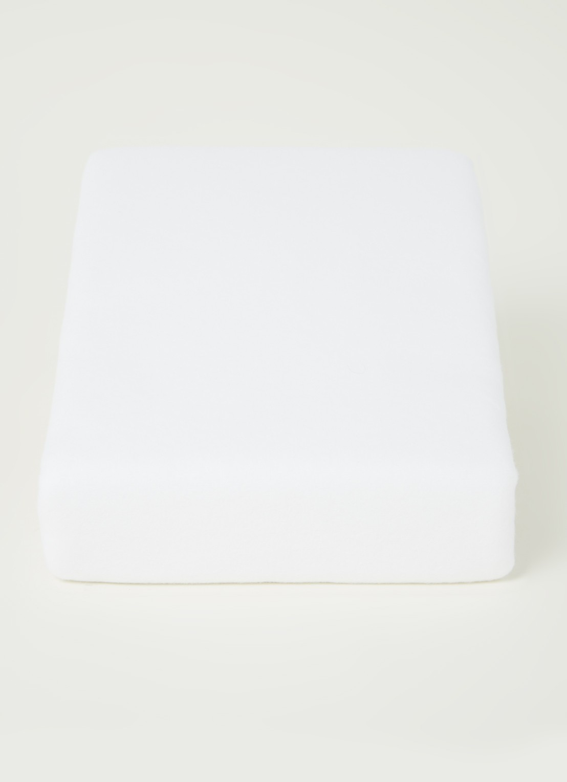 Vandyck  Molton Stretch kussenbeschermer van  katoen in 2-pack - voorkant 2 wit