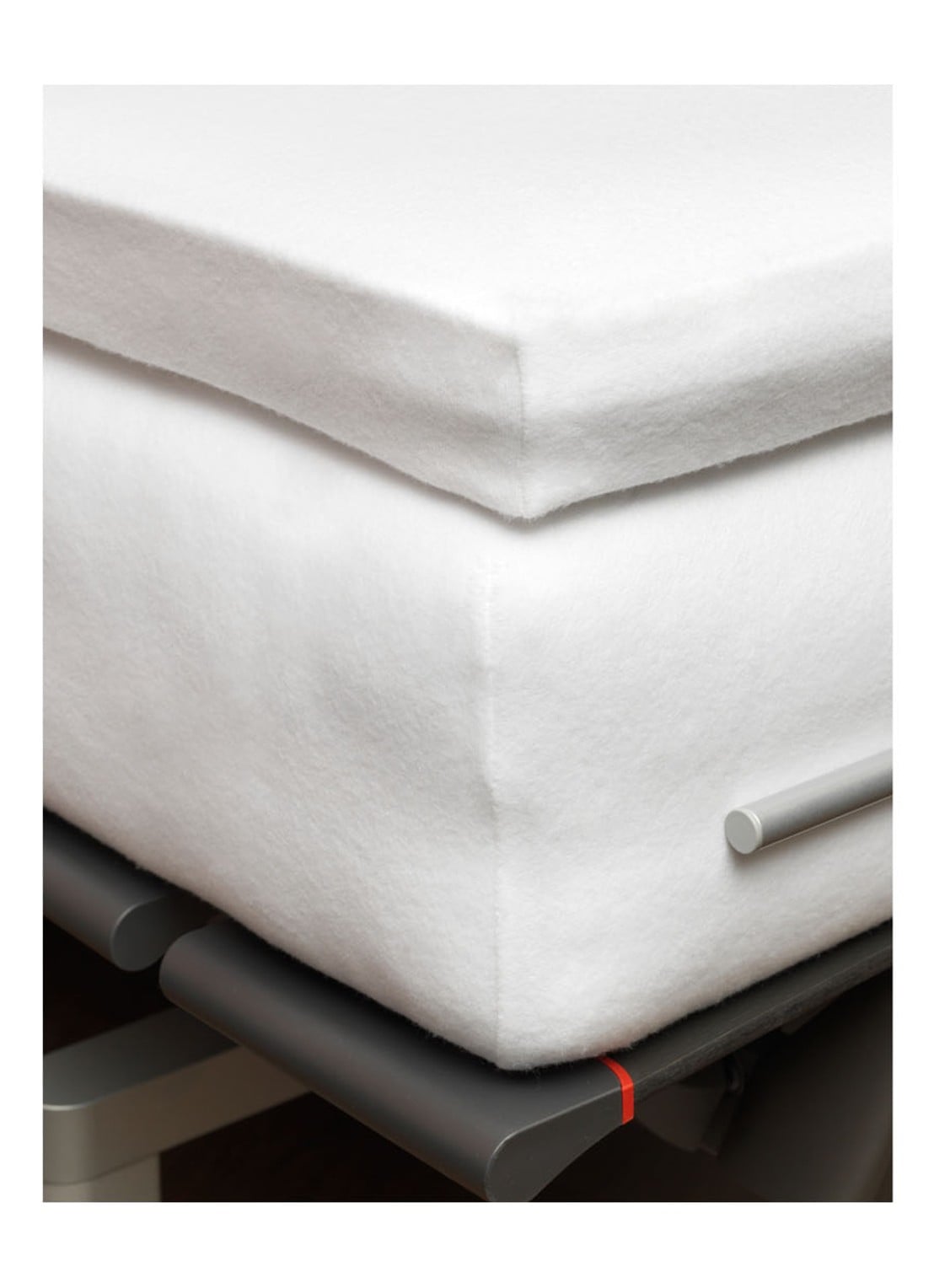 Vandyck Molton Stretch Topper matrasbeschermer van katoen, hoekhoogte 15 cm - detail 2 wit