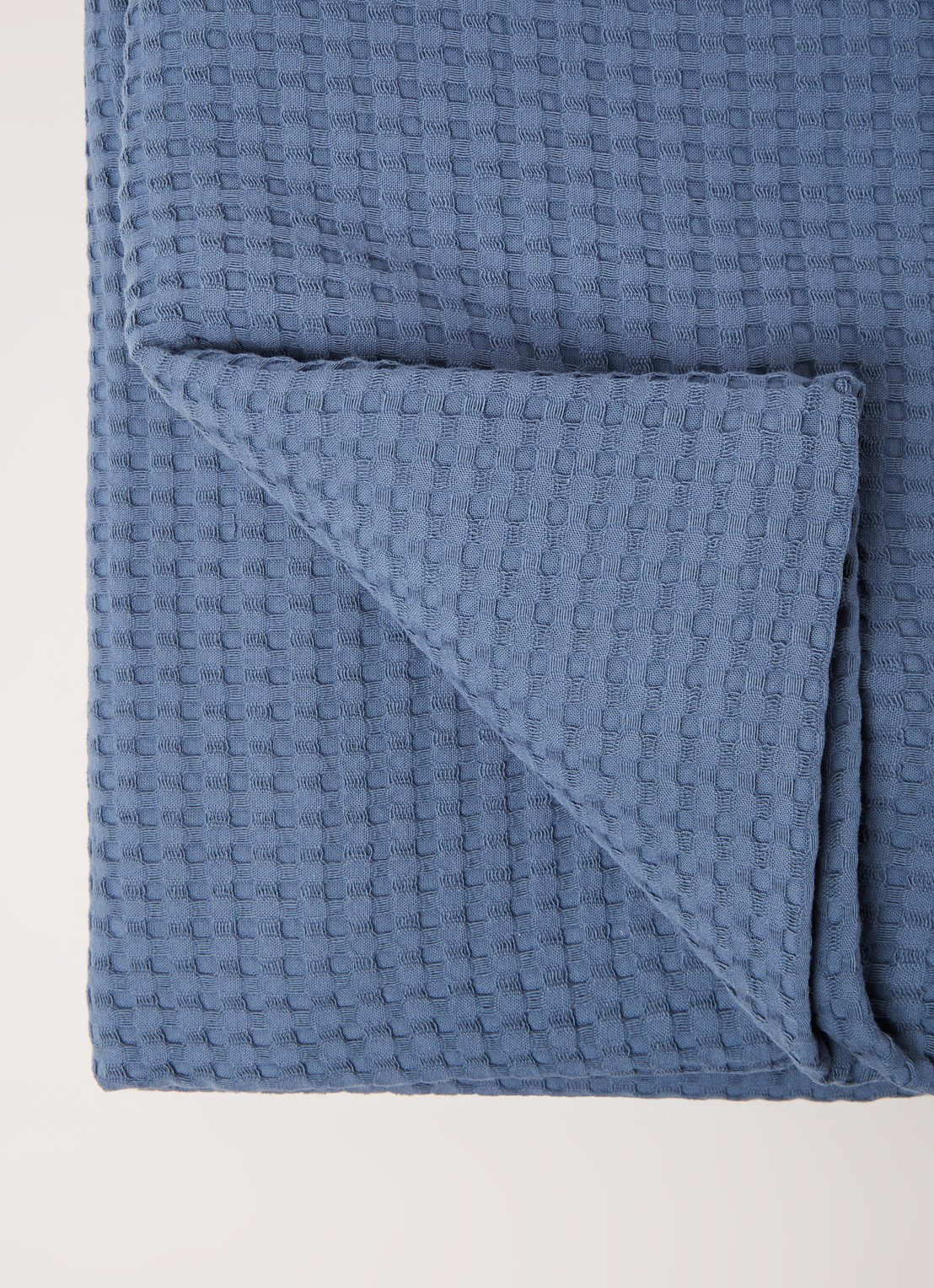 Vandyck Plaid van katoen - detail blauw