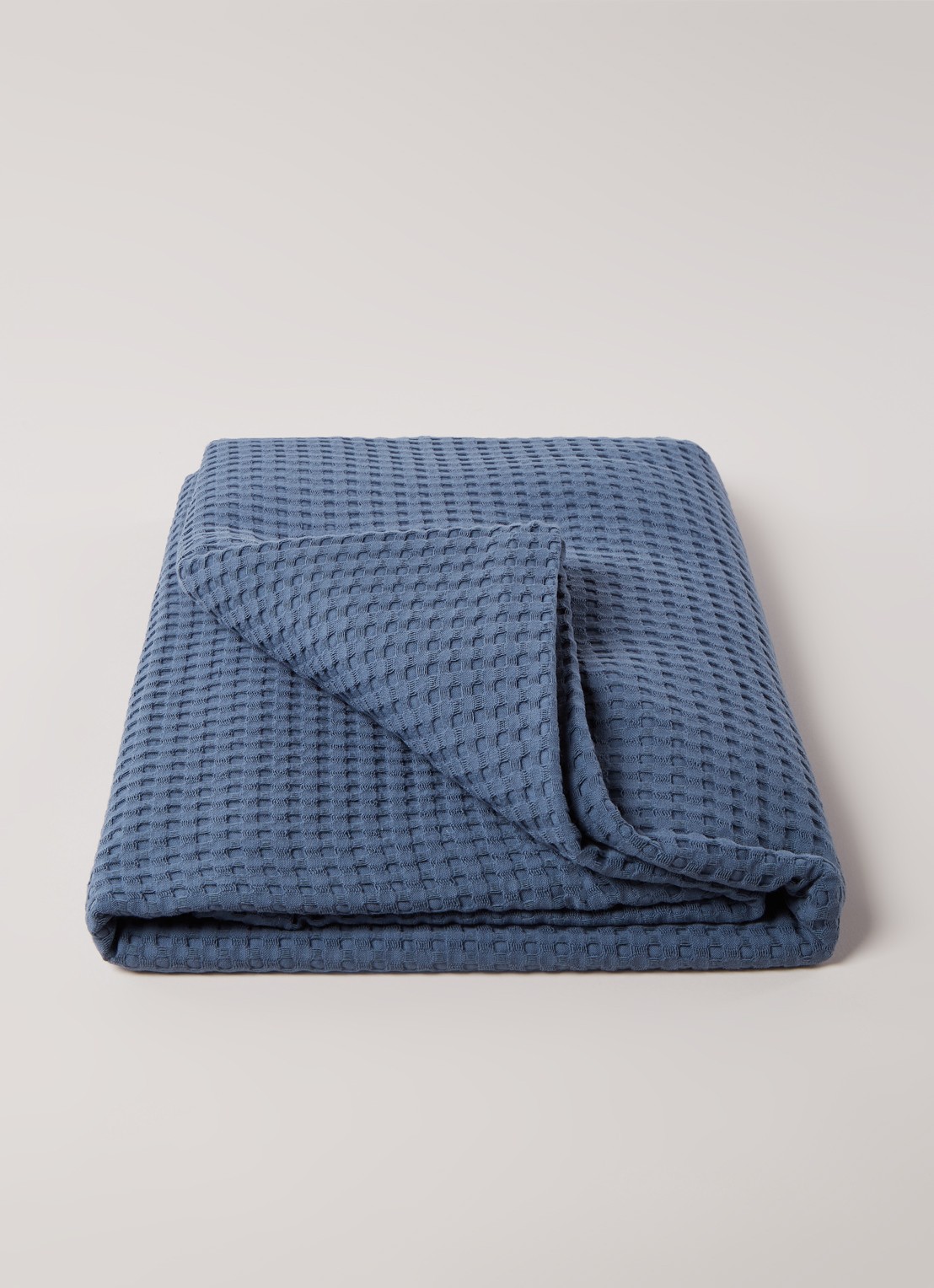 Vandyck Plaid van katoen - voorkant 3 blauw