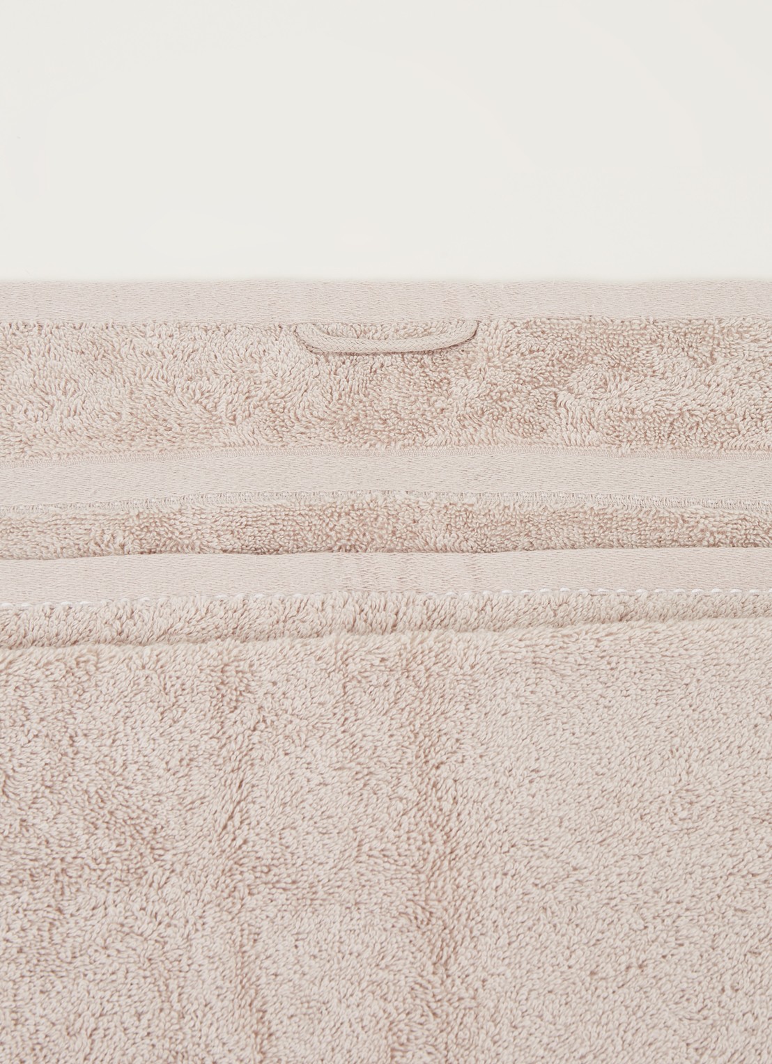 Vandyck Prestige Lines badhanddoek - 500 gr/m2 - 60 x 110 cm  - detail 3 zand