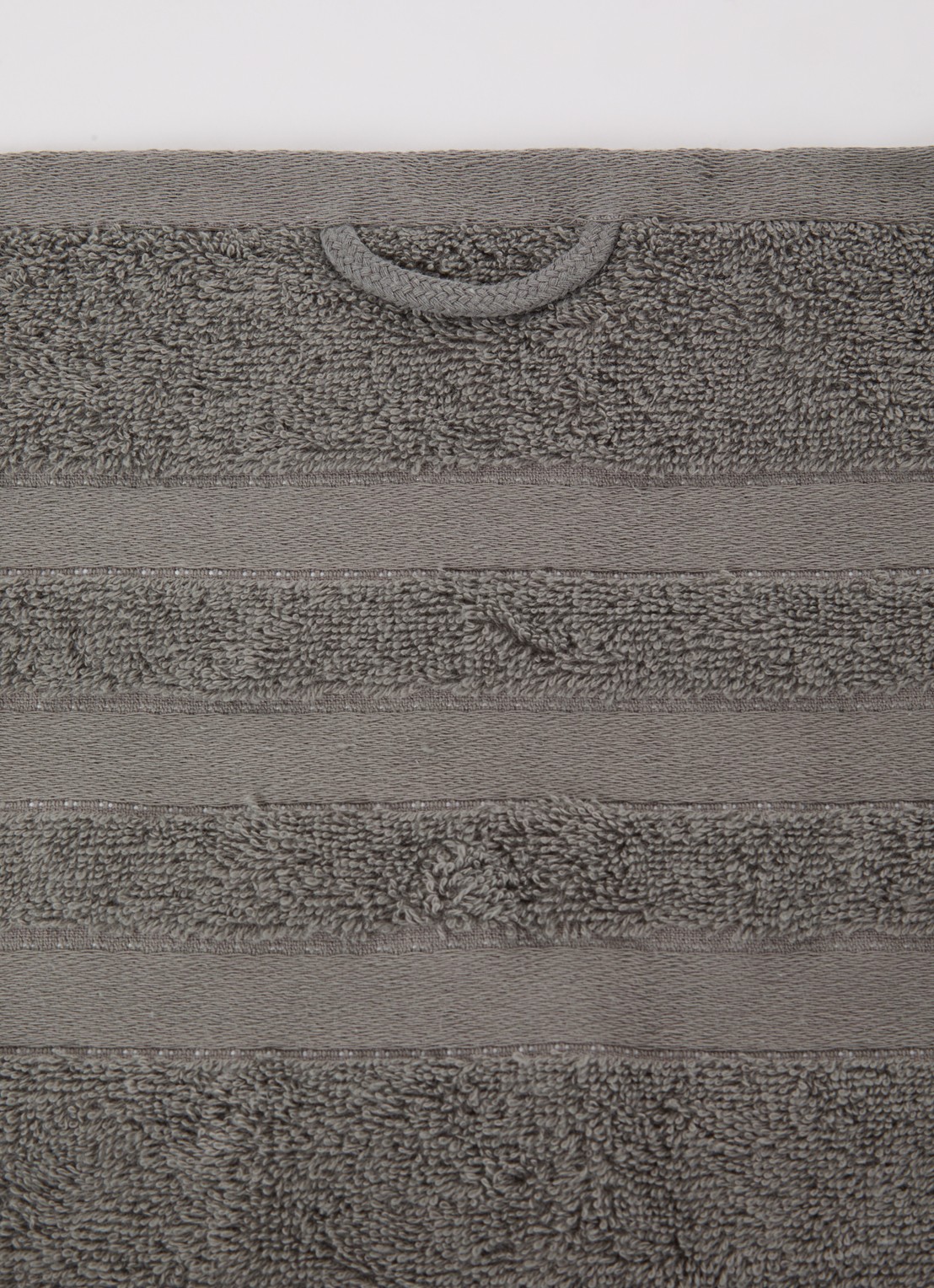 Vandyck Prestige Lines badhanddoek - 500 gr/m2 - 60 x 110 cm - detail 2 grijs