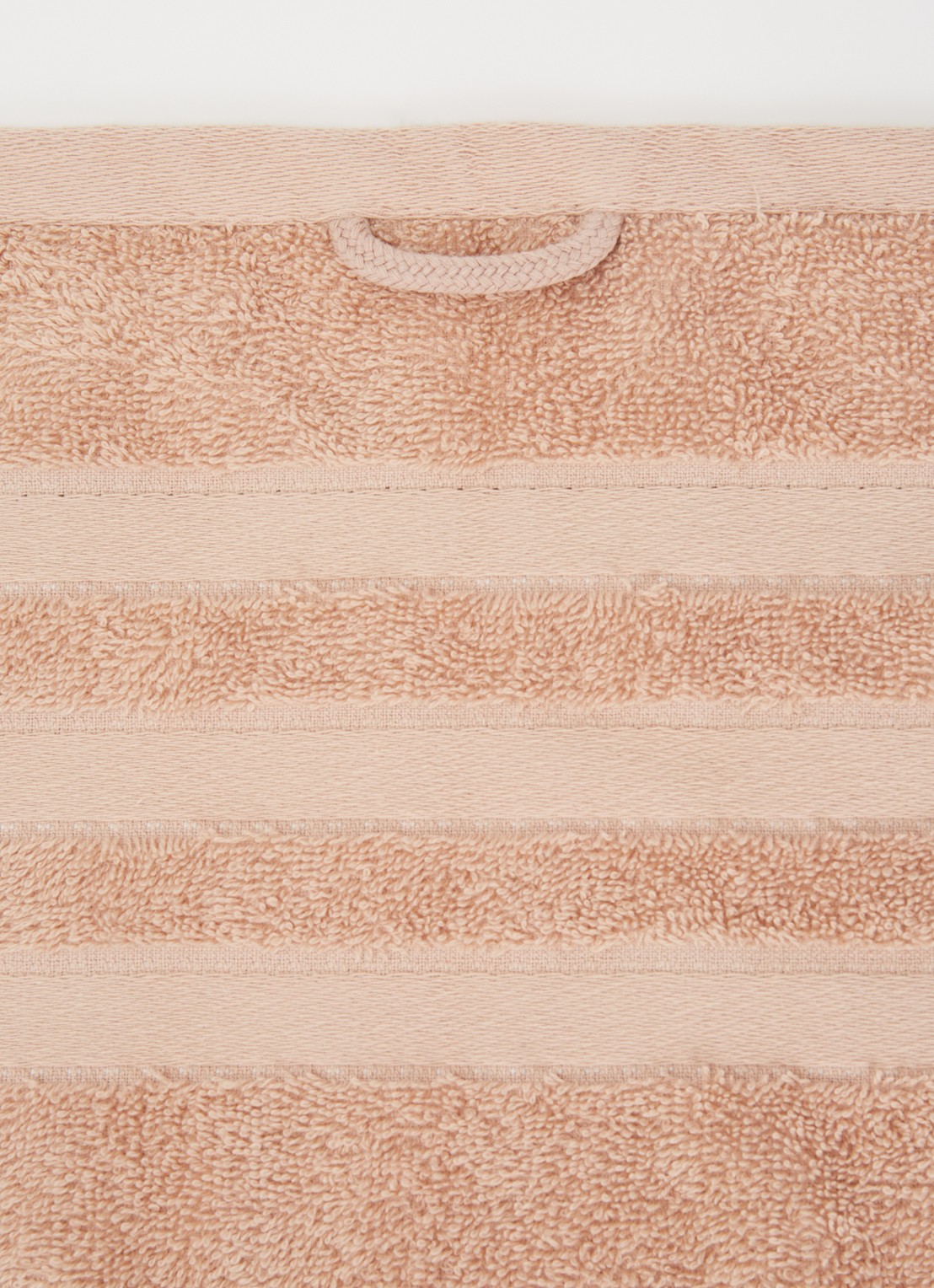 Vandyck Prestige Lines badhanddoek - 500 gr/m2 - detail 2 zalmroze