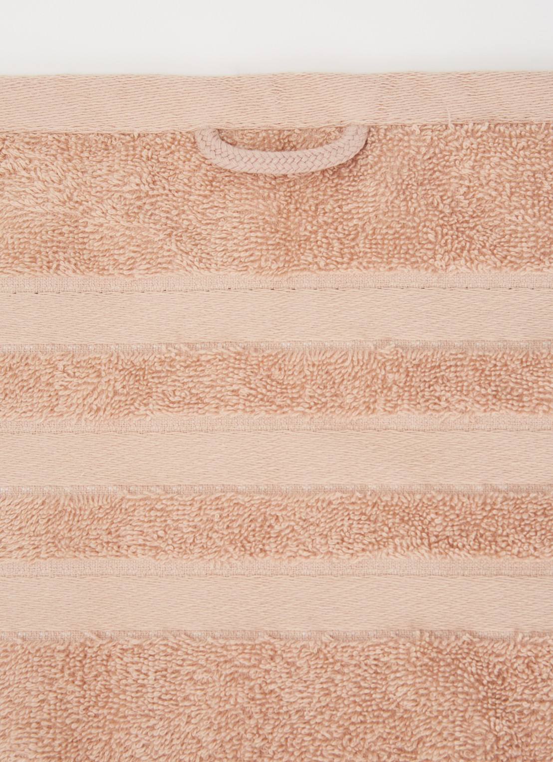 Vandyck Prestige Lines badhanddoek - 500 gr/m2 - detail 4 zalmroze