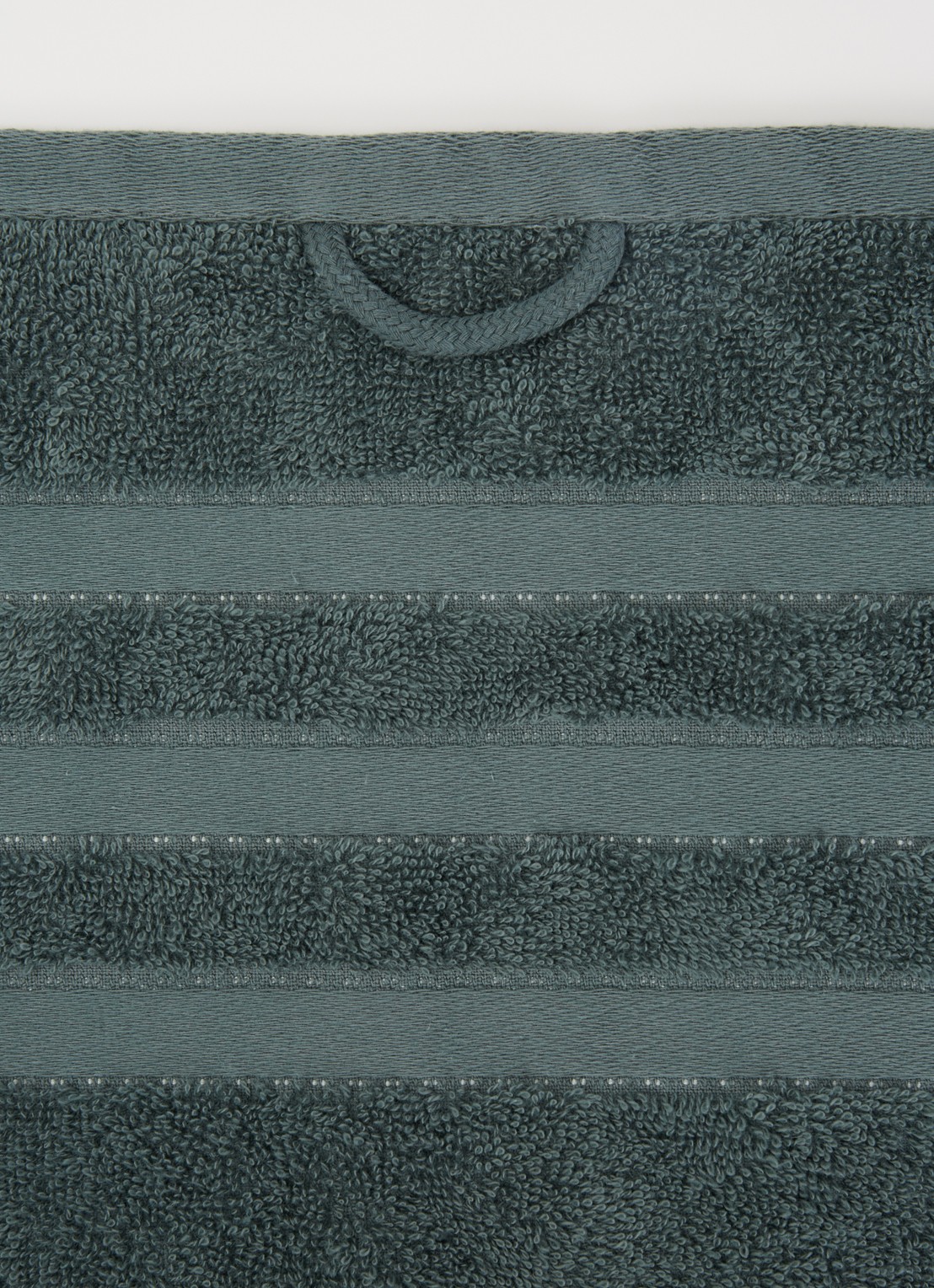 Vandyck Prestige Lines badhanddoek - 500 gr/m2 - detail 6 olijfgroen