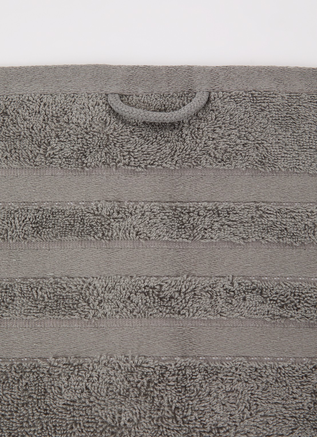 Vandyck Prestige Lines badlaken - 500 gr/m2 - 70 x 140 cm - detail grijs