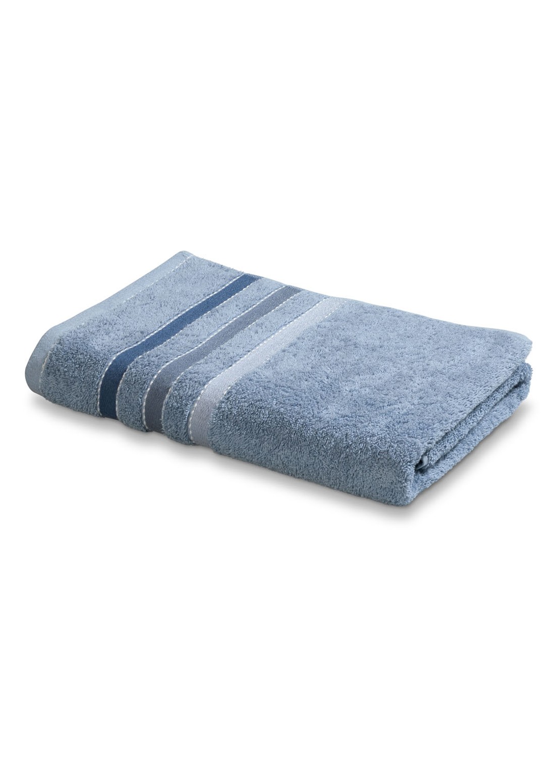 Vandyck Prestige Lines badlaken - 500 gr/m2 - 70 x 140 cm - detail 2 blauw
