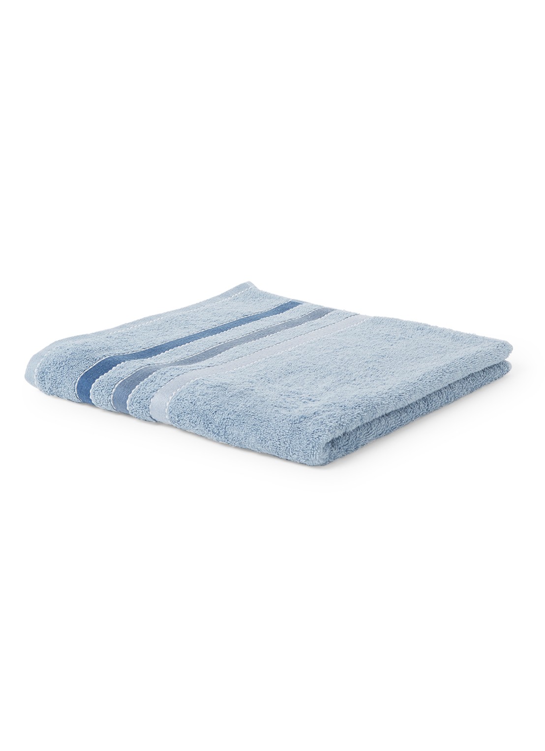 Vandyck Prestige Lines badlaken - 500 gr/m2 - 70 x 140 cm - voorkant 5 blauw