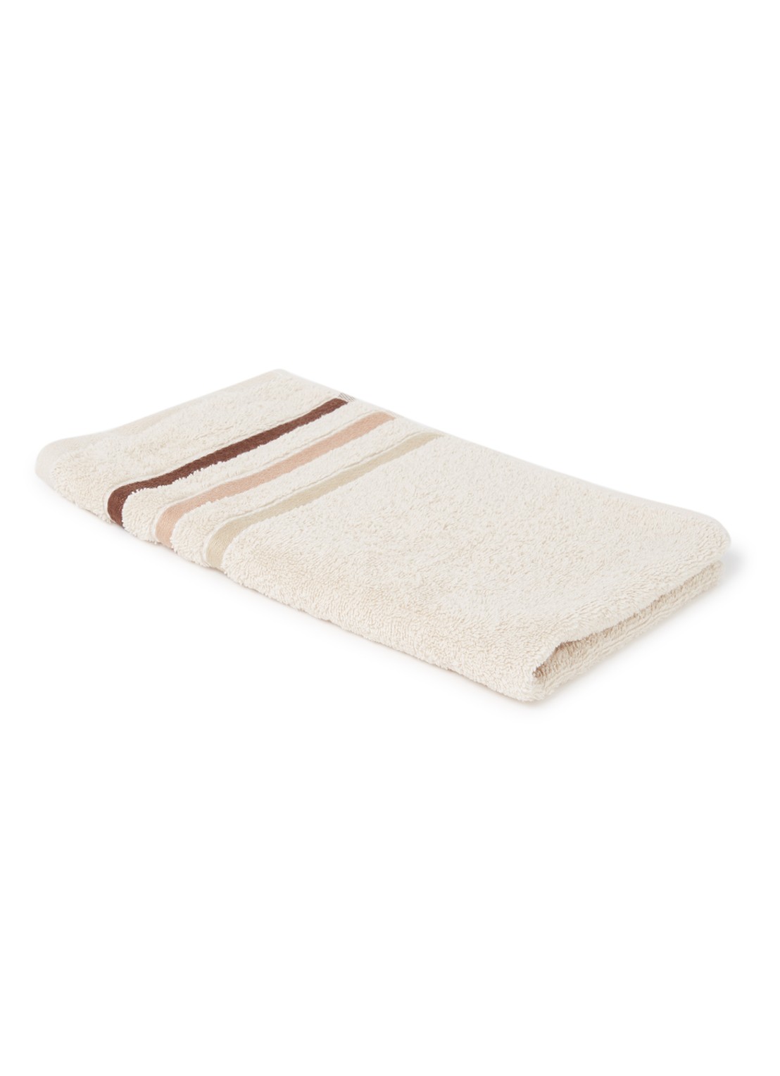 Vandyck Prestige Lines gastendoek - 500 gr/m2 - 40 x 60 cm - voorkant gebroken wit