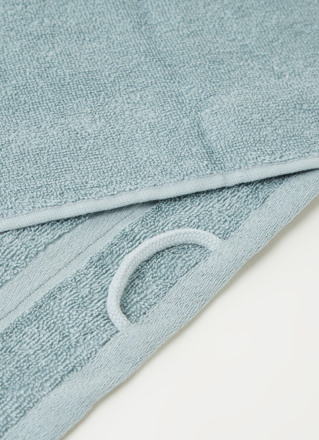 Vandyck Prestige Lines gastendoek - 500gr/m2 - 40 x 60 cm  - detail lindegroen