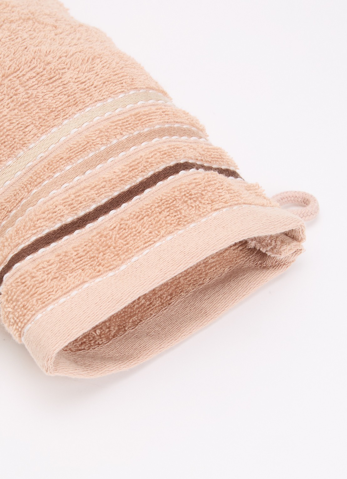 Vandyck Prestige washand - 500 gr/m2 - 16 x 22 cm - detail 3 oudroze