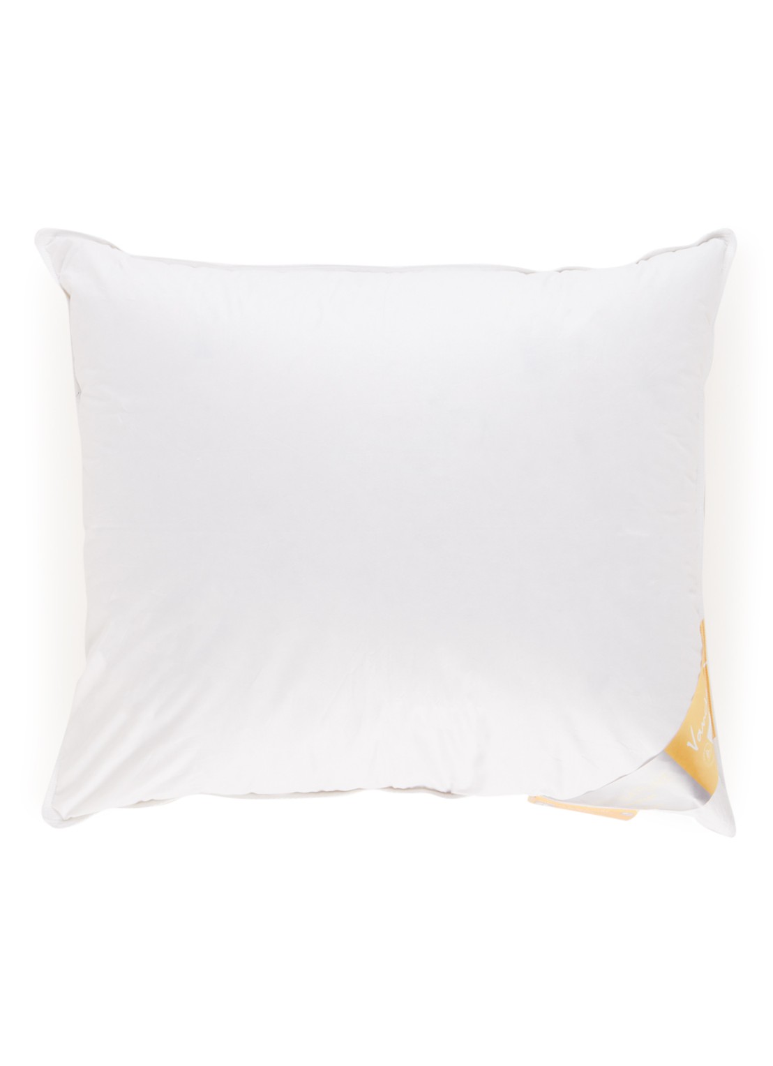 Vandyck Pure Nature hoofdkussen zacht met donsvulling 60 x 70 cm - voorkant 2 wit
