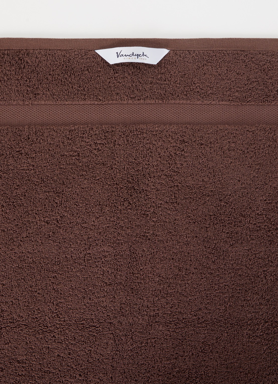 Vandyck Ranger badhanddoek - 650 gr/m2 - 55 x 100 cm - detail 2 taupe