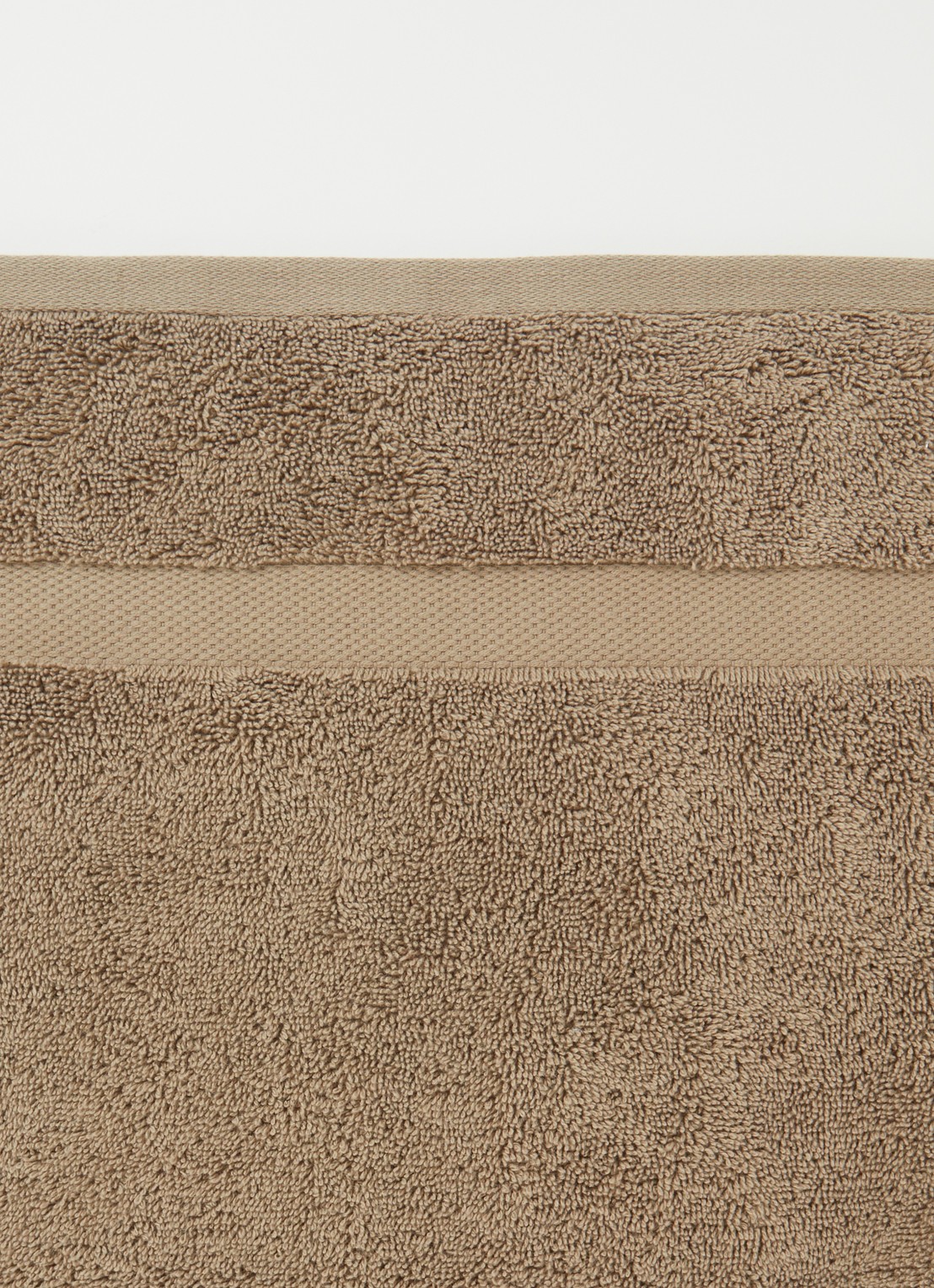 Vandyck Ranger badhanddoek - 650 gr/m2 - 55 x 100 cm - detail 2 khaki