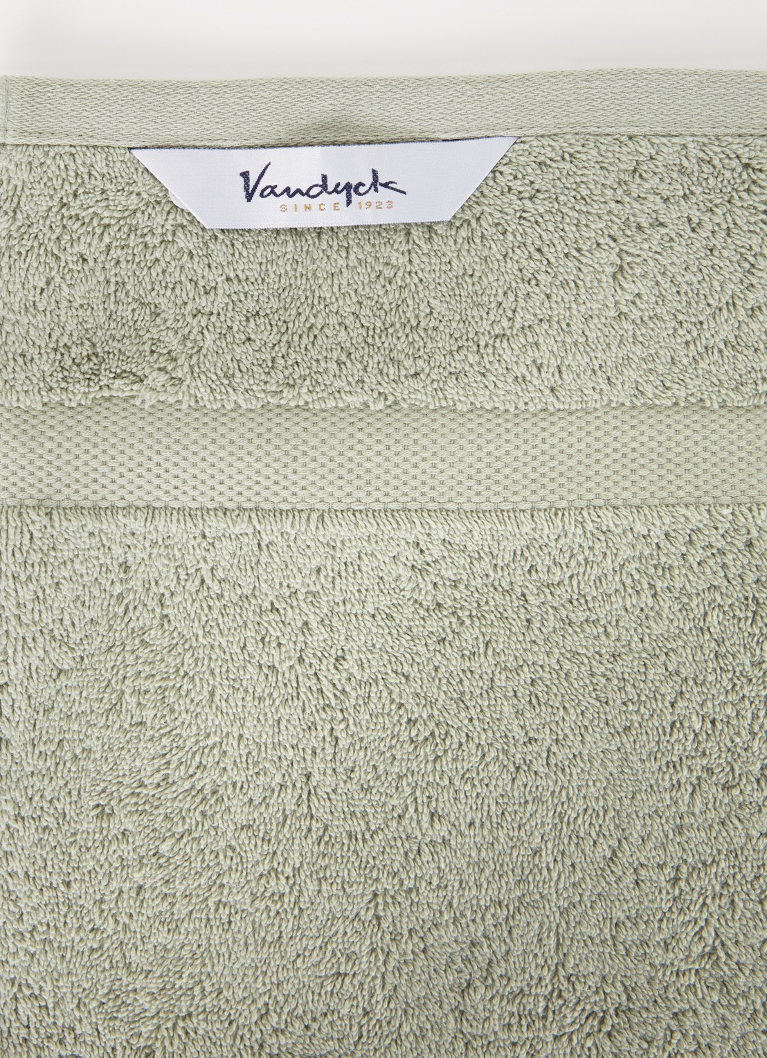 Vandyck Ranger badhanddoek - 650 gr/m2 - 55 x 100 cm - detail 2 olijfgroen
