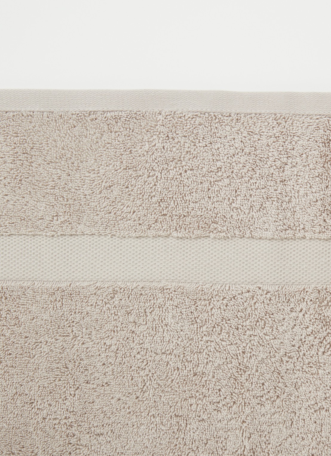 Vandyck Ranger badhanddoek - 650 gr/m2 - 68 x 127 cm - detail 2 grijs