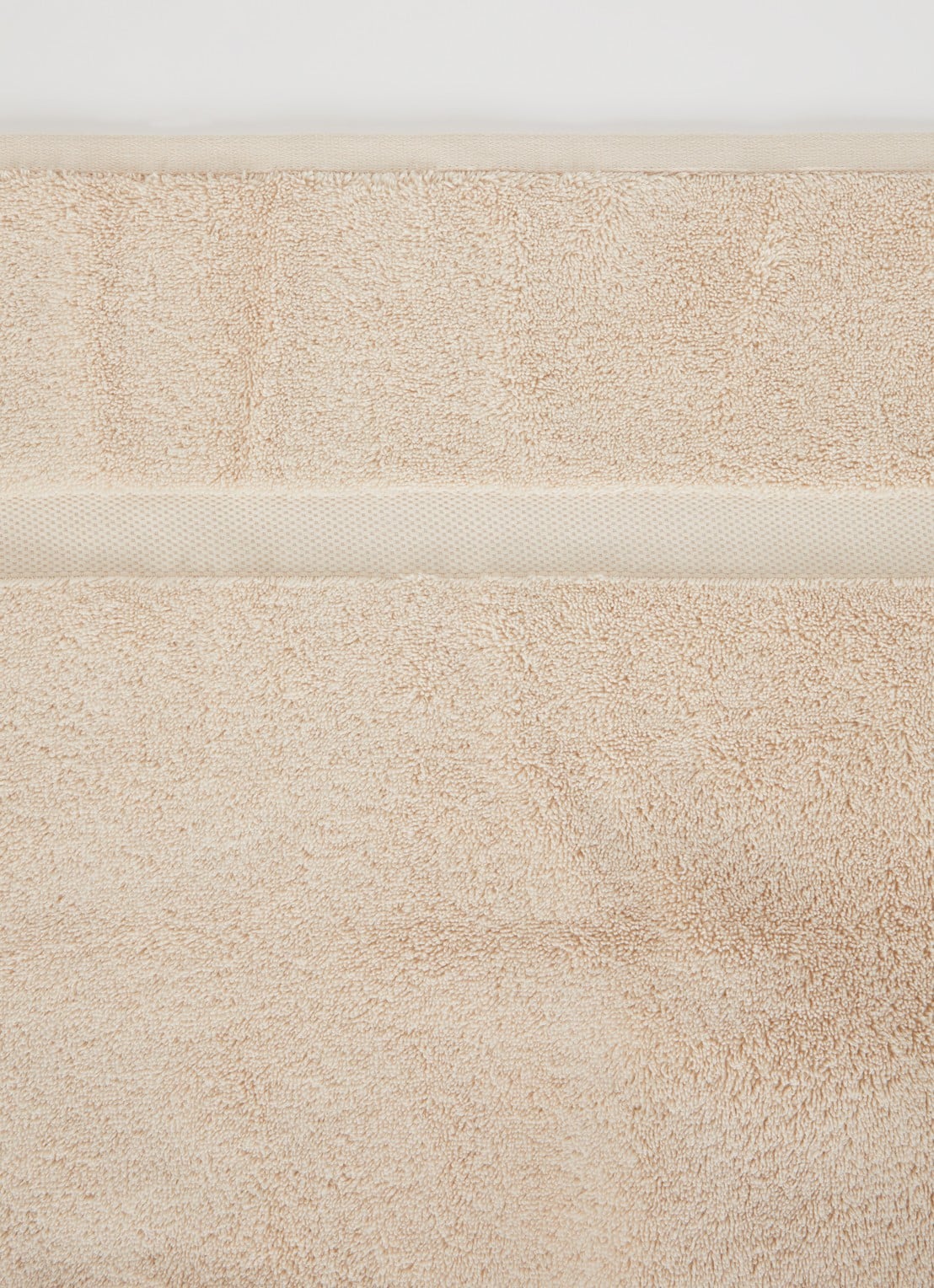 Vandyck Ranger badlaken - 650 gr/m2 - 90 x 180 cm - detail creme