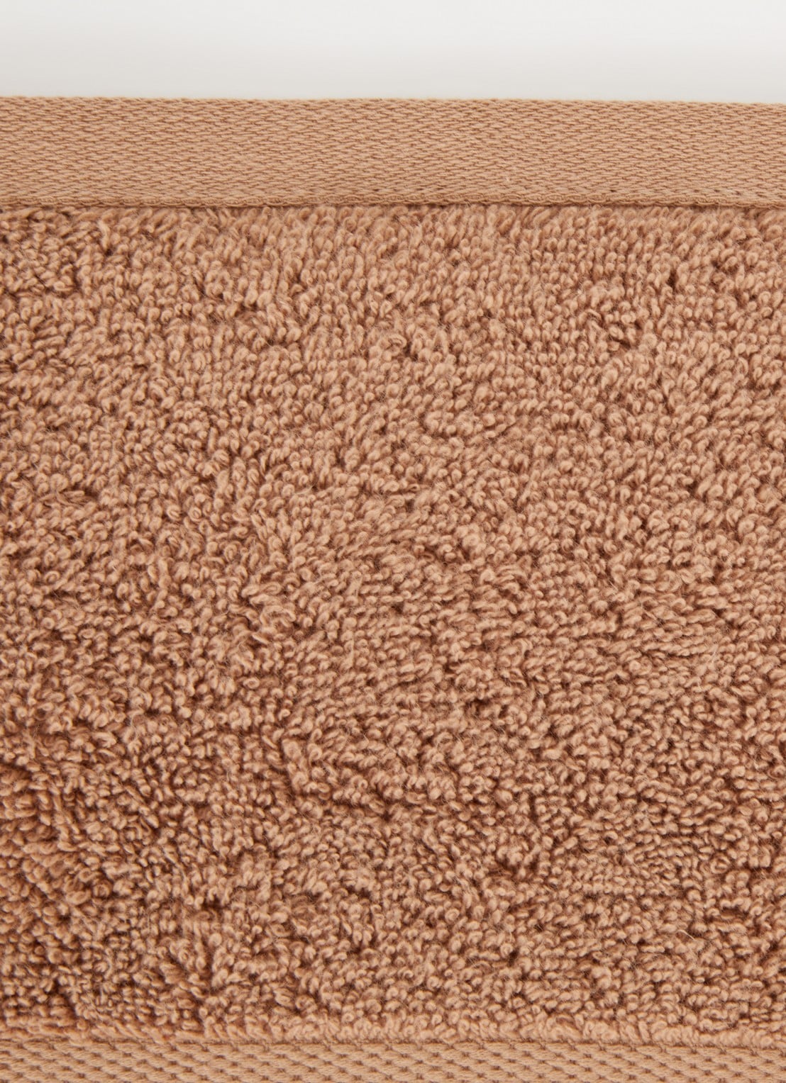 Vandyck Ranger badlaken - 650 gr/m2 - 90 x 180 cm - detail roestbruin