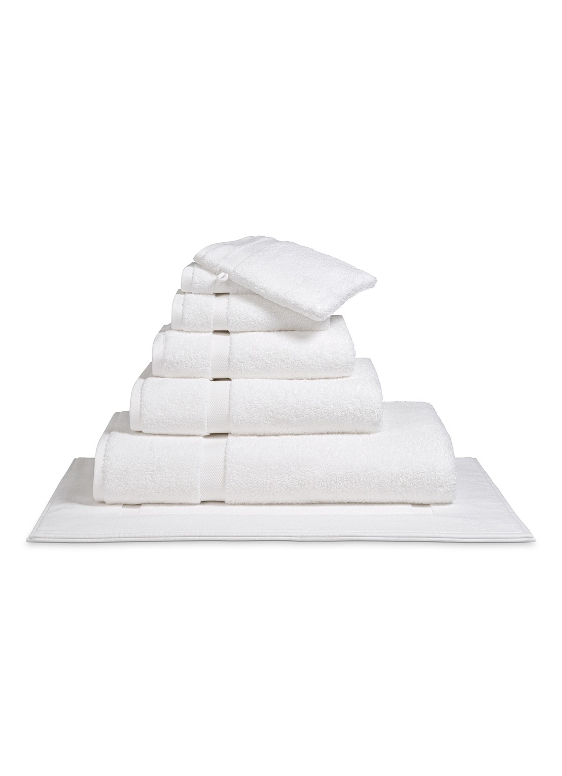Vandyck Ranger gastendoek - 650 gr/m2 - 40 x 60 cm - voorkant wit