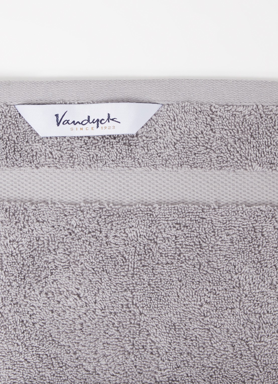 Vandyck Ranger gastendoek - 650 gr/m2 - 40 x 60 cm - detail middengrijs
