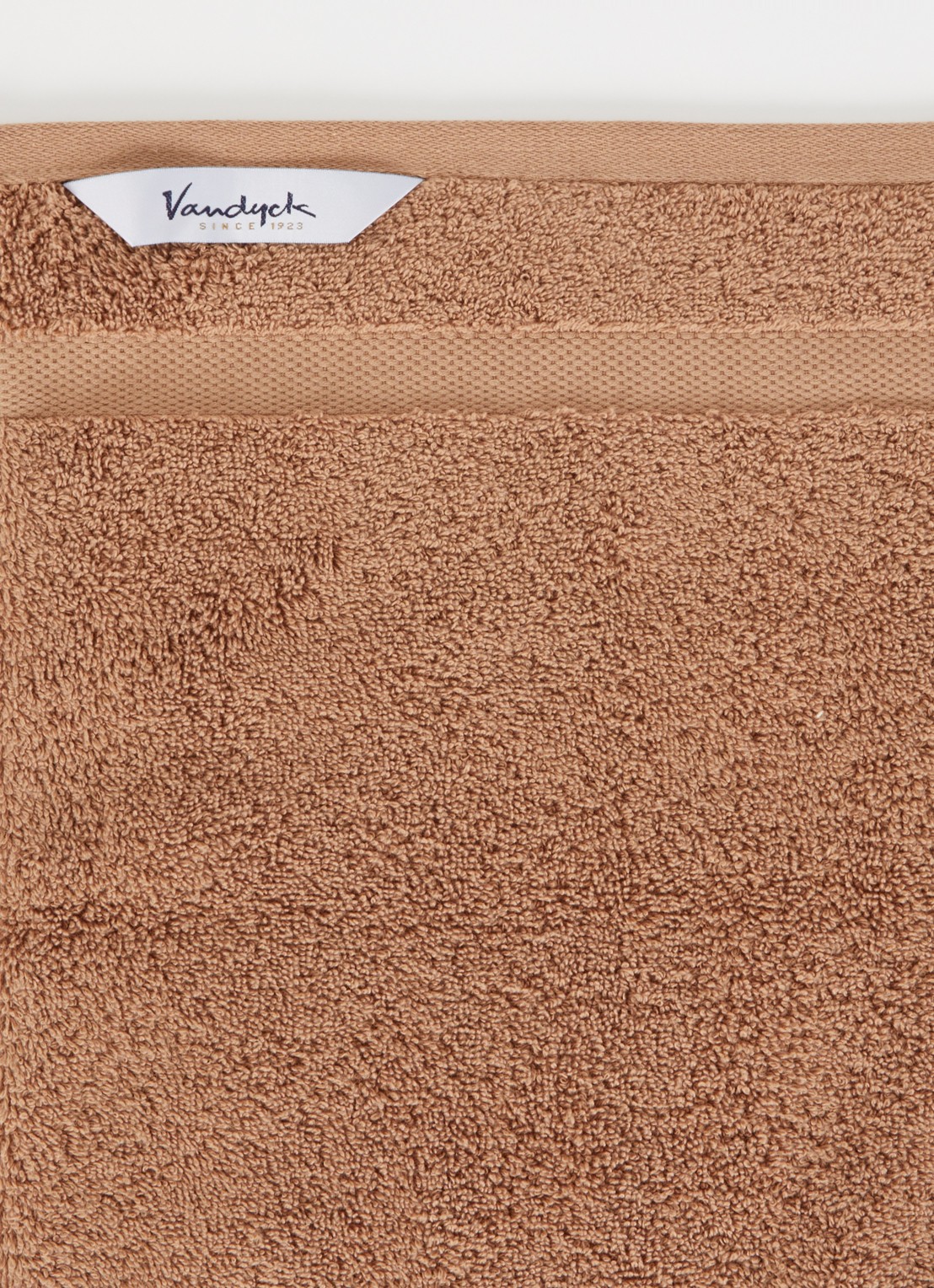 Vandyck Ranger gastendoek - 650 gr/m2 - 40 x 60 cm - detail lichtbruin