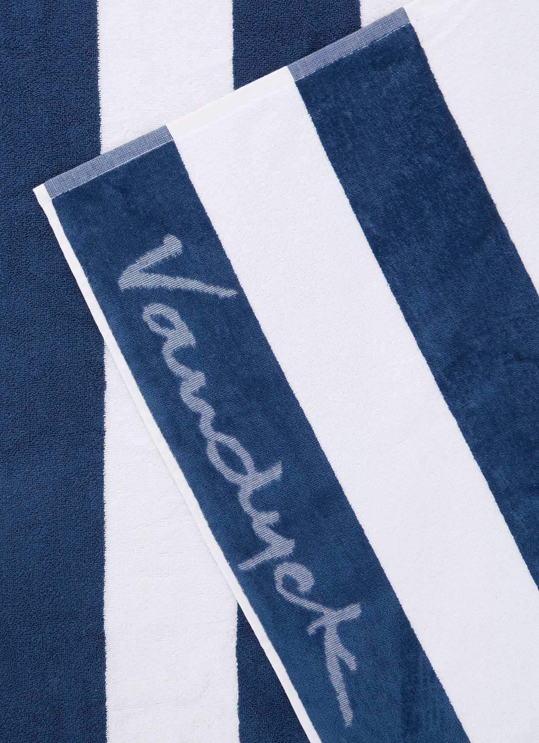 Vandyck Riviera strandlaken 100 x 200 cm  - detail 2 royalblauw