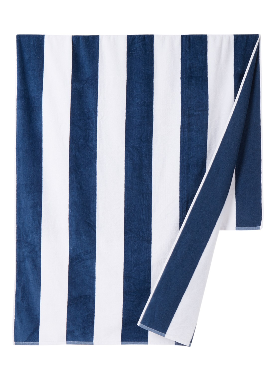 Vandyck riviera strandlaken 100 x 200 cm donkerblauw de bijenkorf