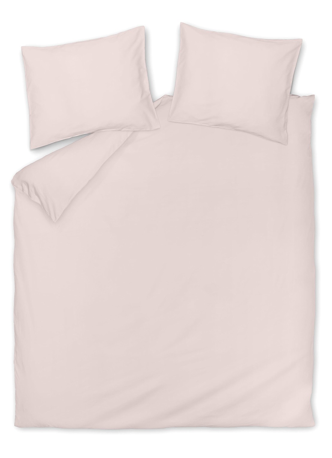 Vandyck Satin Luxe dekbedovertrekset van katoensatijn 300TC - inclusief kussenslopen - voorkant 3 roze