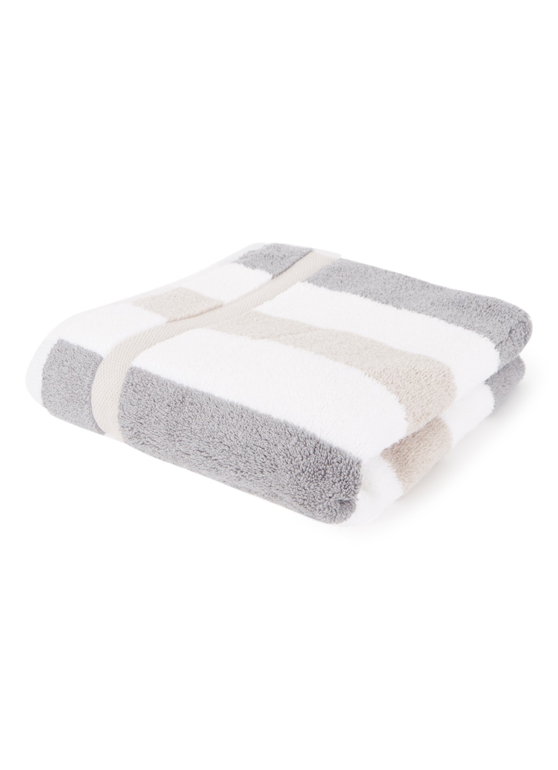 Vandyck Vancouver badhanddoek - 650 gr/m2 - 55 x 100 cm - voorkant 2 grijs