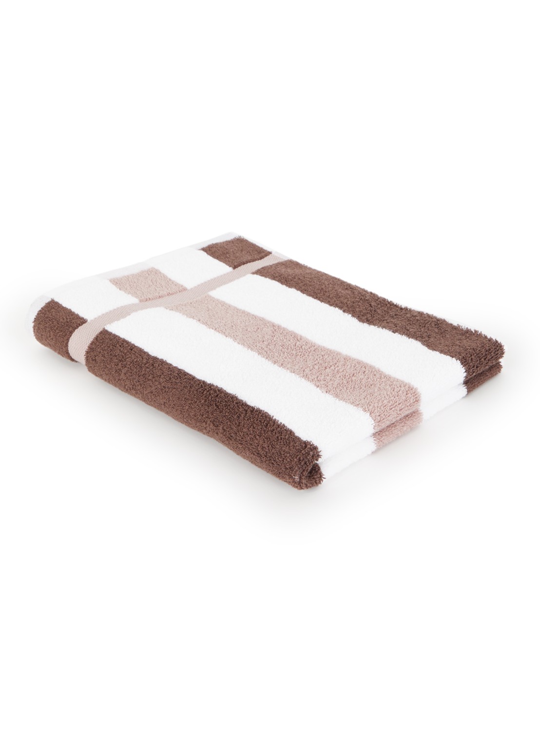 Vandyck Vancouver badhanddoek - 650 gr/m2 - 55 x 100 cm - voorkant 2 taupe