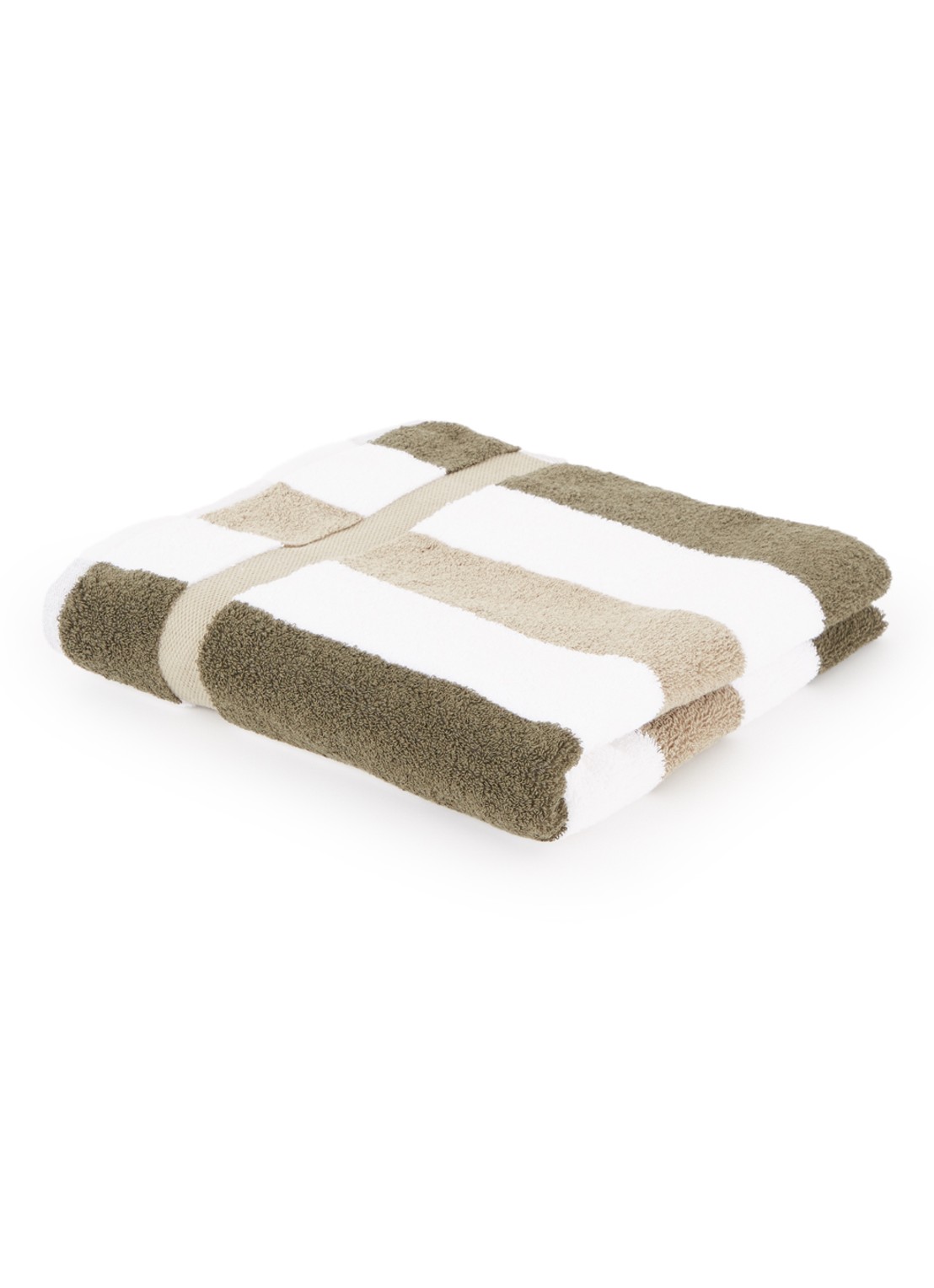 Vandyck Vancouver badhanddoek - 650 gr/m2 - 68 x 127 cm - voorkant bronsgroen