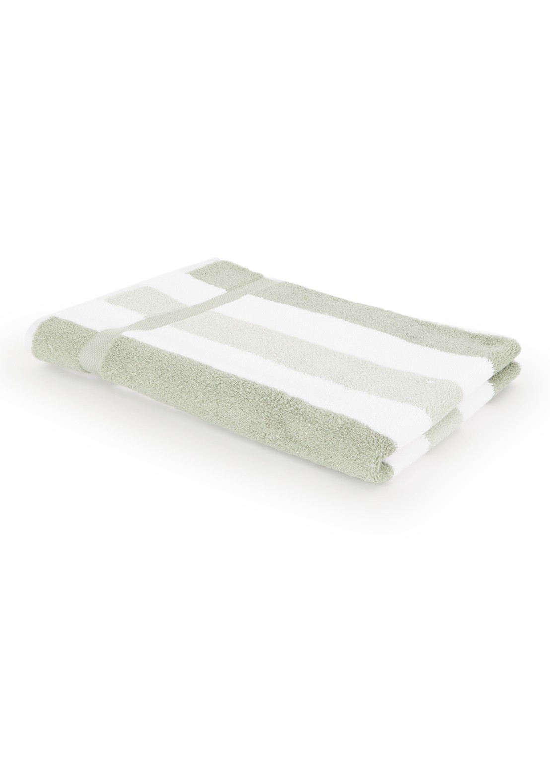 Vandyck Vancouver badhanddoek - 650 gr/m2 - 68 x 127 cm - voorkant 2 lindegroen