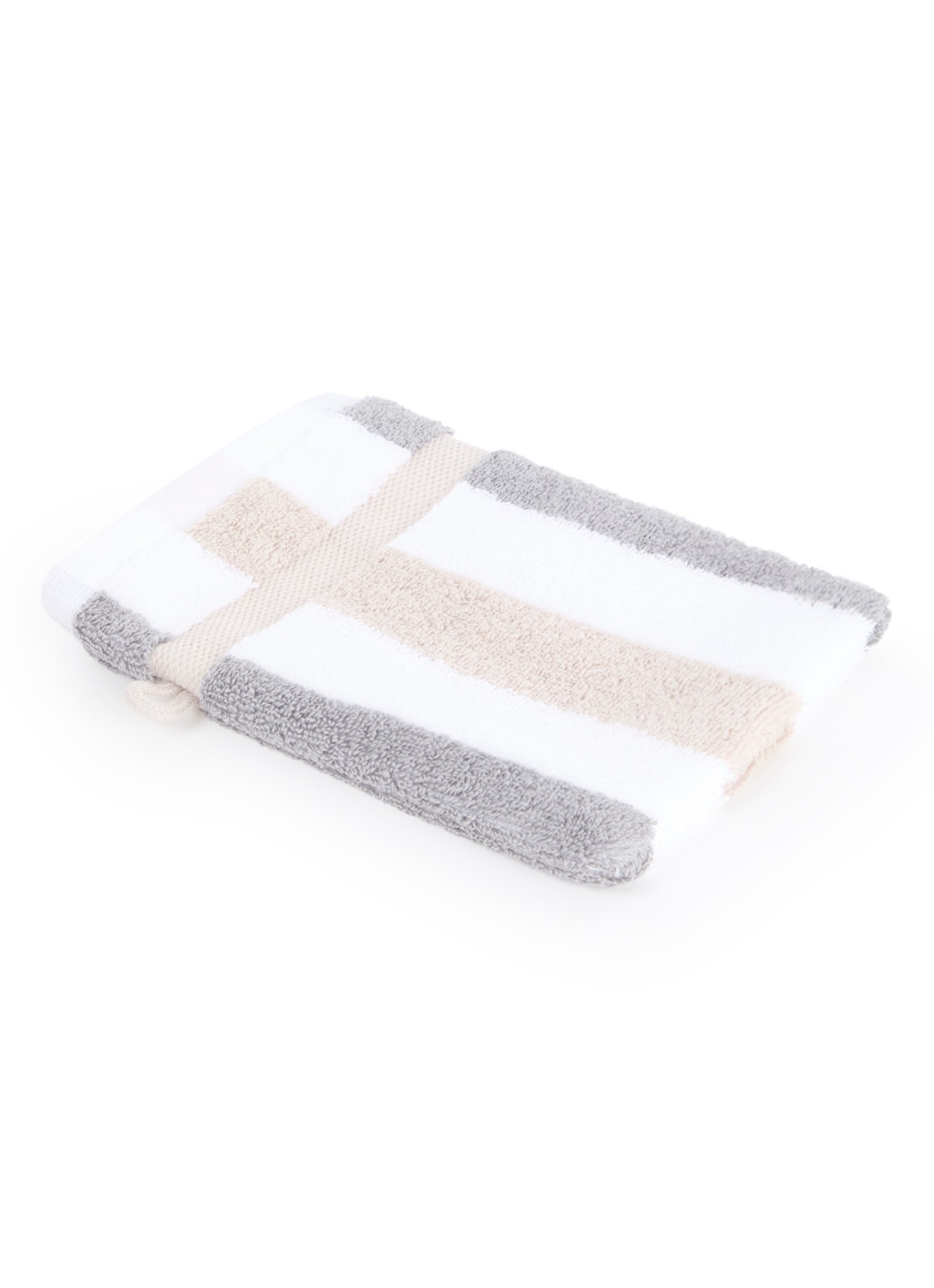 Vandyck Vancouver washand - 650 gr/m2 - 16 x 22 cm  - voorkant 2 grijs