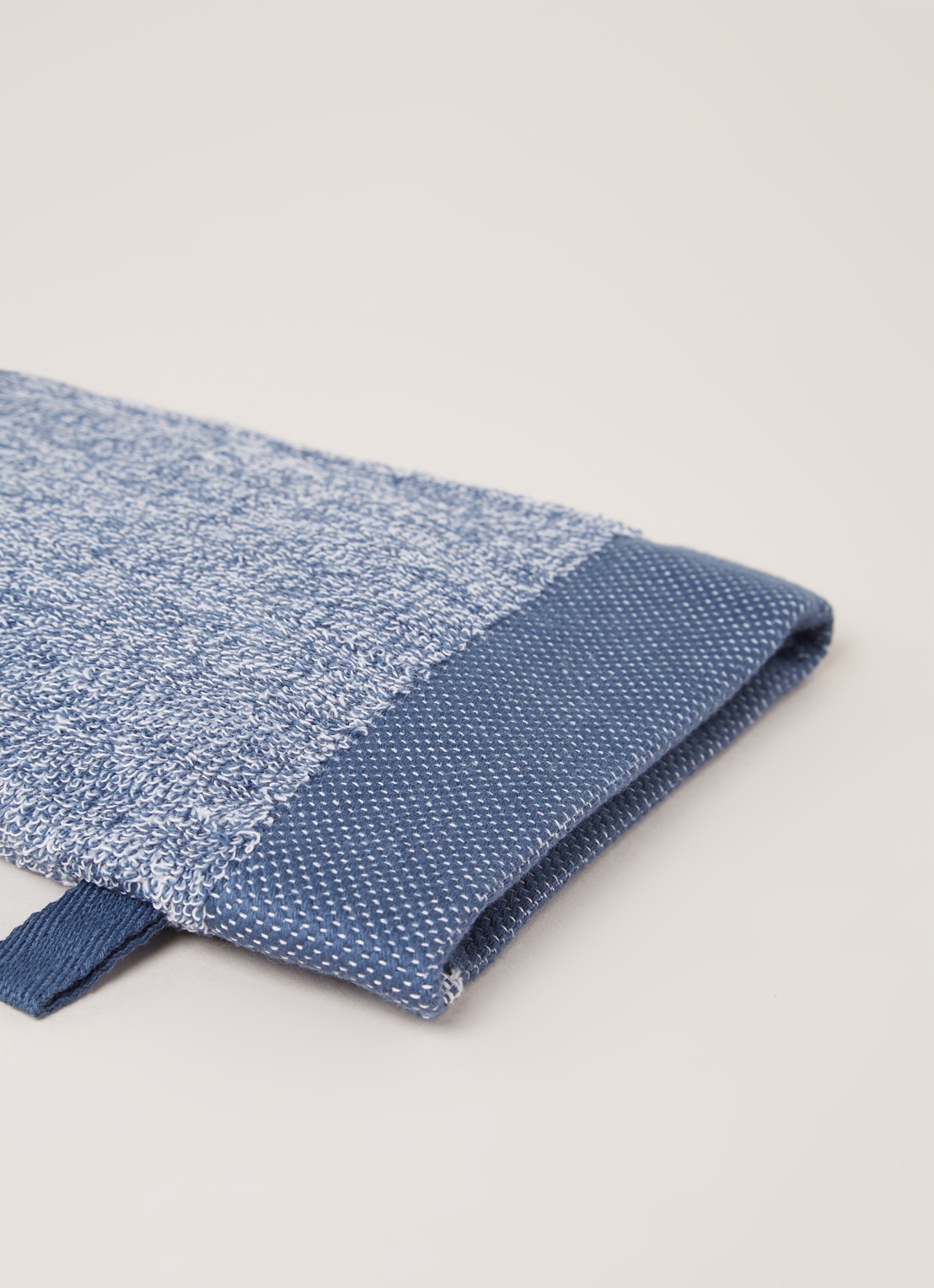 Vandyck Washand - 550 gr/m2 - 16 x 21 cm - detail 3 blauw