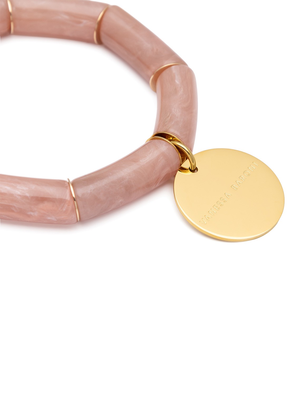 Vanessa Baroni Flex armband - detail blush marble