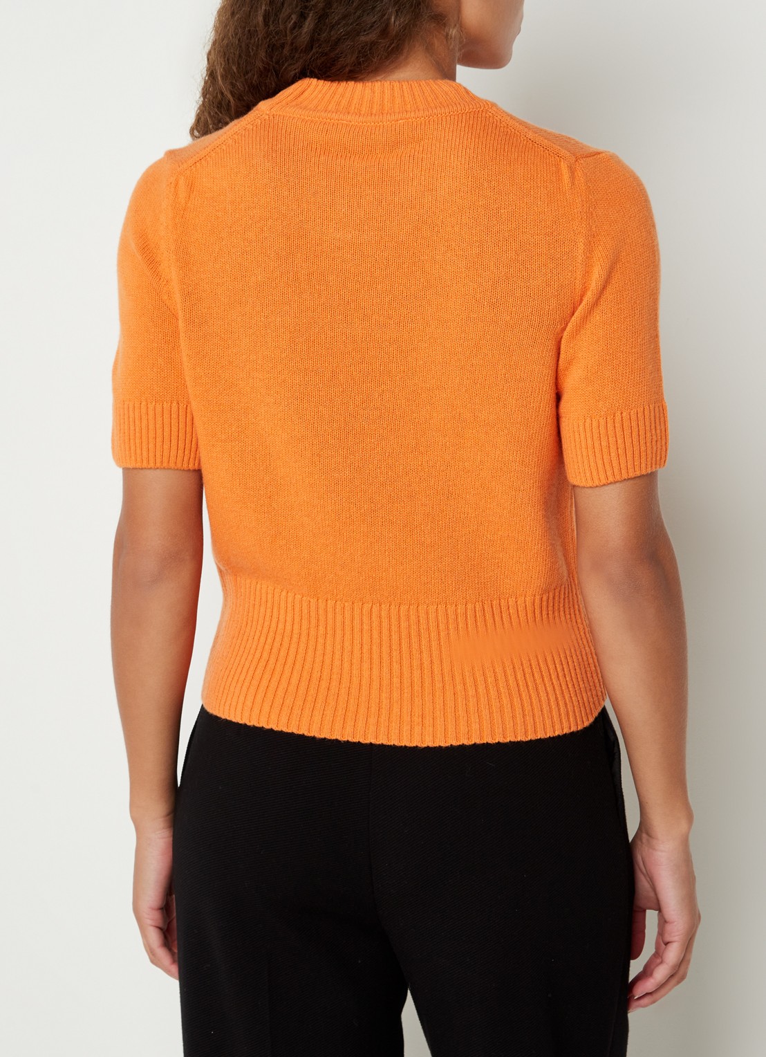 Vanilia Fijngebreide top in kasjmierblend - achterkant 4 multicolor