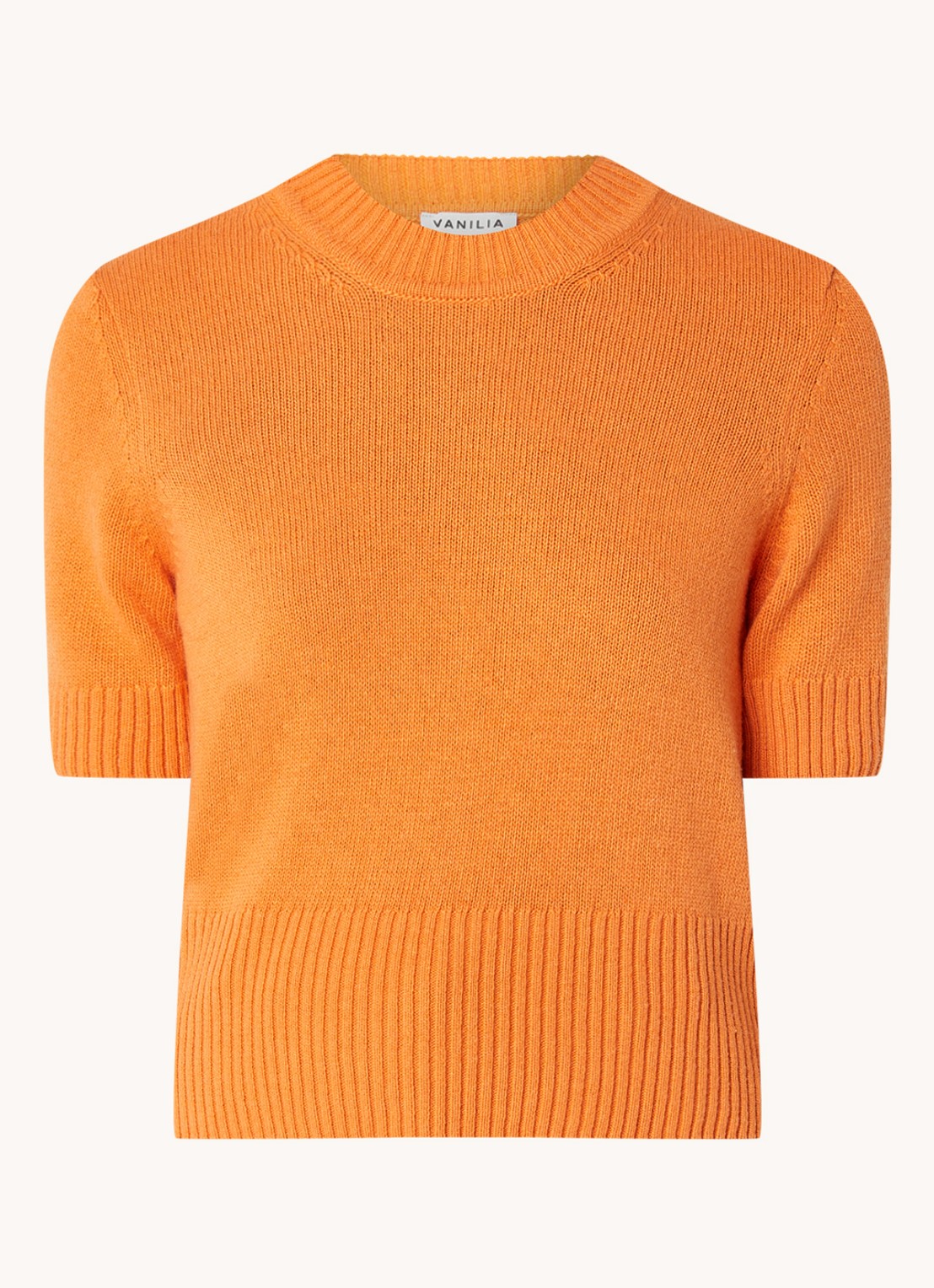 Vanilia Fijngebreide top in kasjmierblend - voorkant 2 multicolor