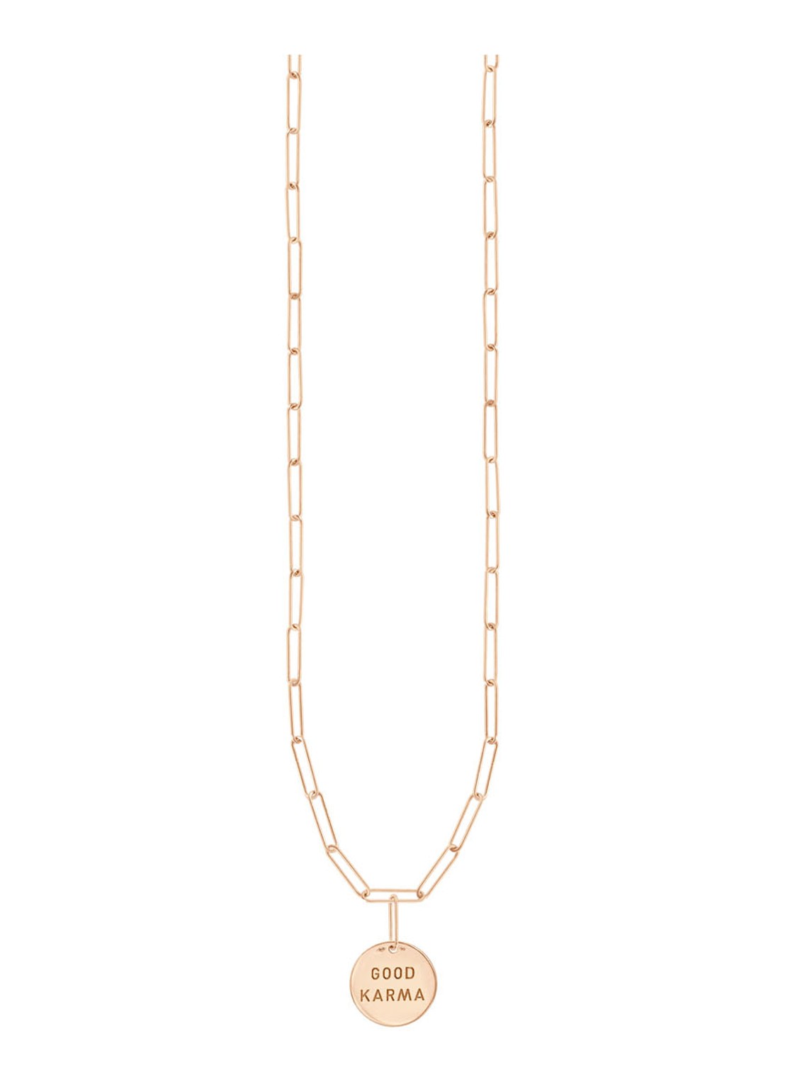Vanrycke Shaman ketting van 18 karaat roségoud - voorkant roségoud