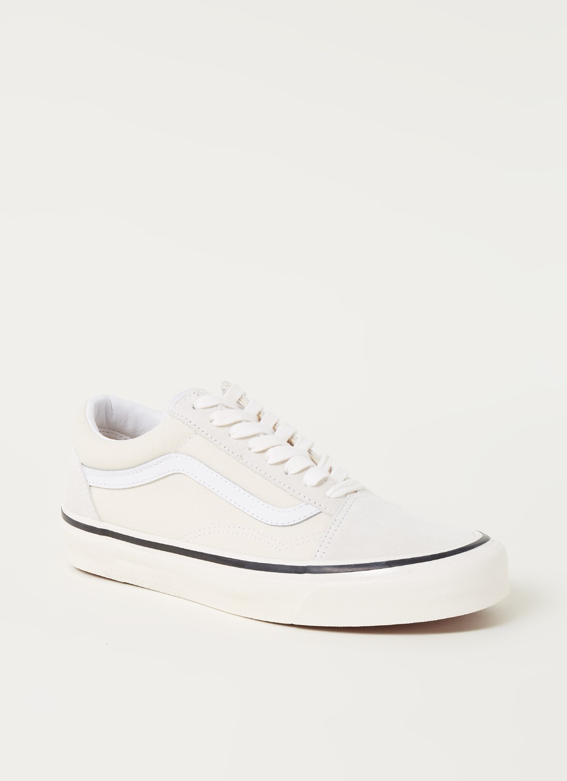 VANS Anaheim Factory Old Skool 36 DX sneaker met suède details - voorkant gebroken wit