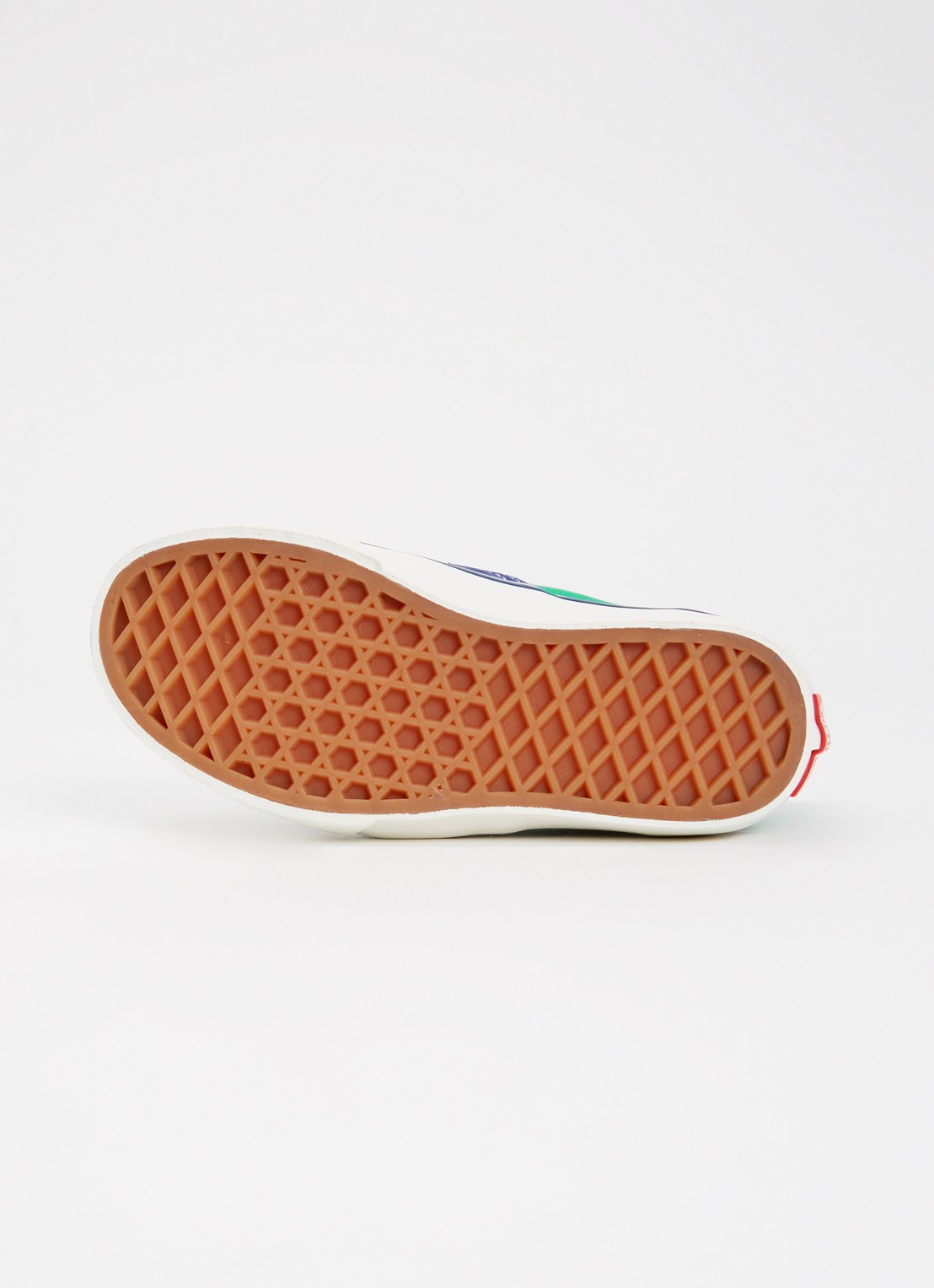 VANS Authentic sneaker van canvas met suède details - detail 4 groen