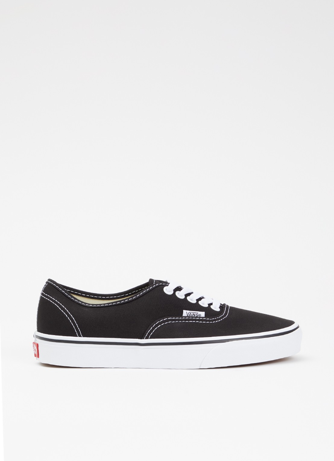 VANS Authentic sneaker van canvas - voorkant 2 zwart